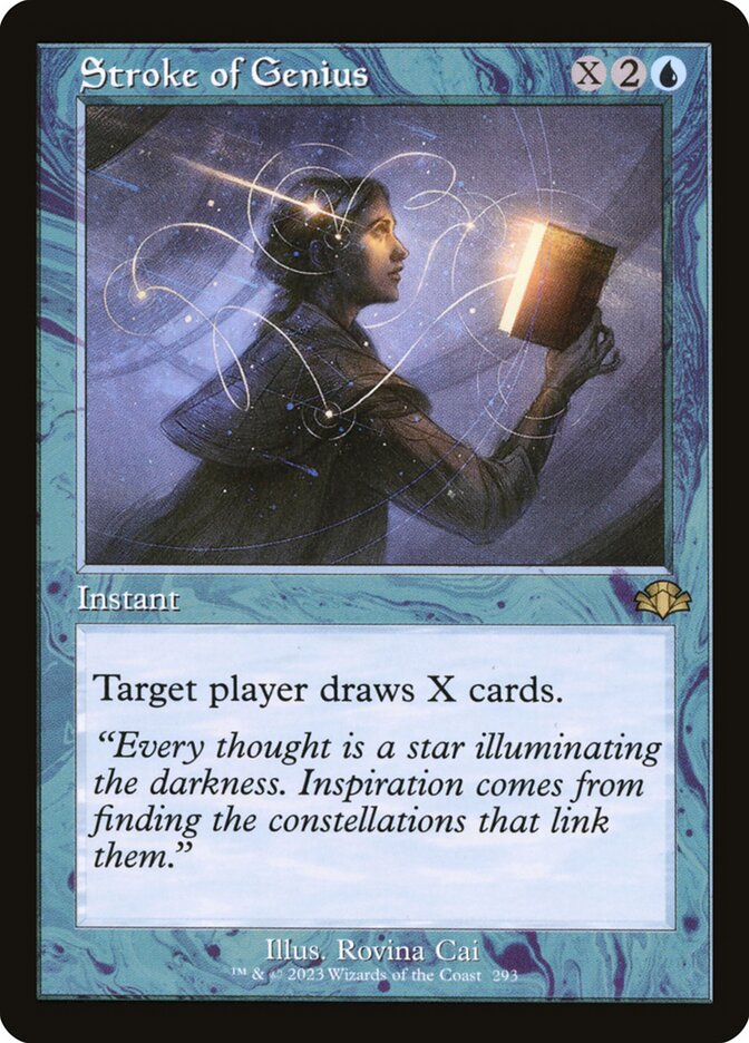 Stroke of Genius 293/261 (Dominaria Remastered)  - Retro Foil | Good Games North