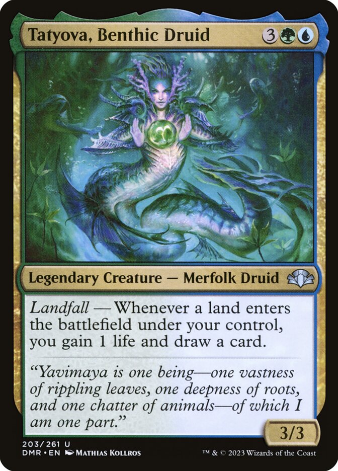 Tatyova, Benthic Druid 203/261 (Dominaria Remastered)  | Good Games North