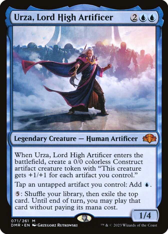 Urza, Lord High Artificer 71/261 (Dominaria Remastered)  - Foil | Good Games North