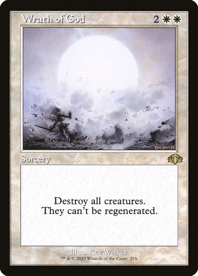 Wrath of God 279 (Dominaria Remastered)  - Retro | Good Games North
