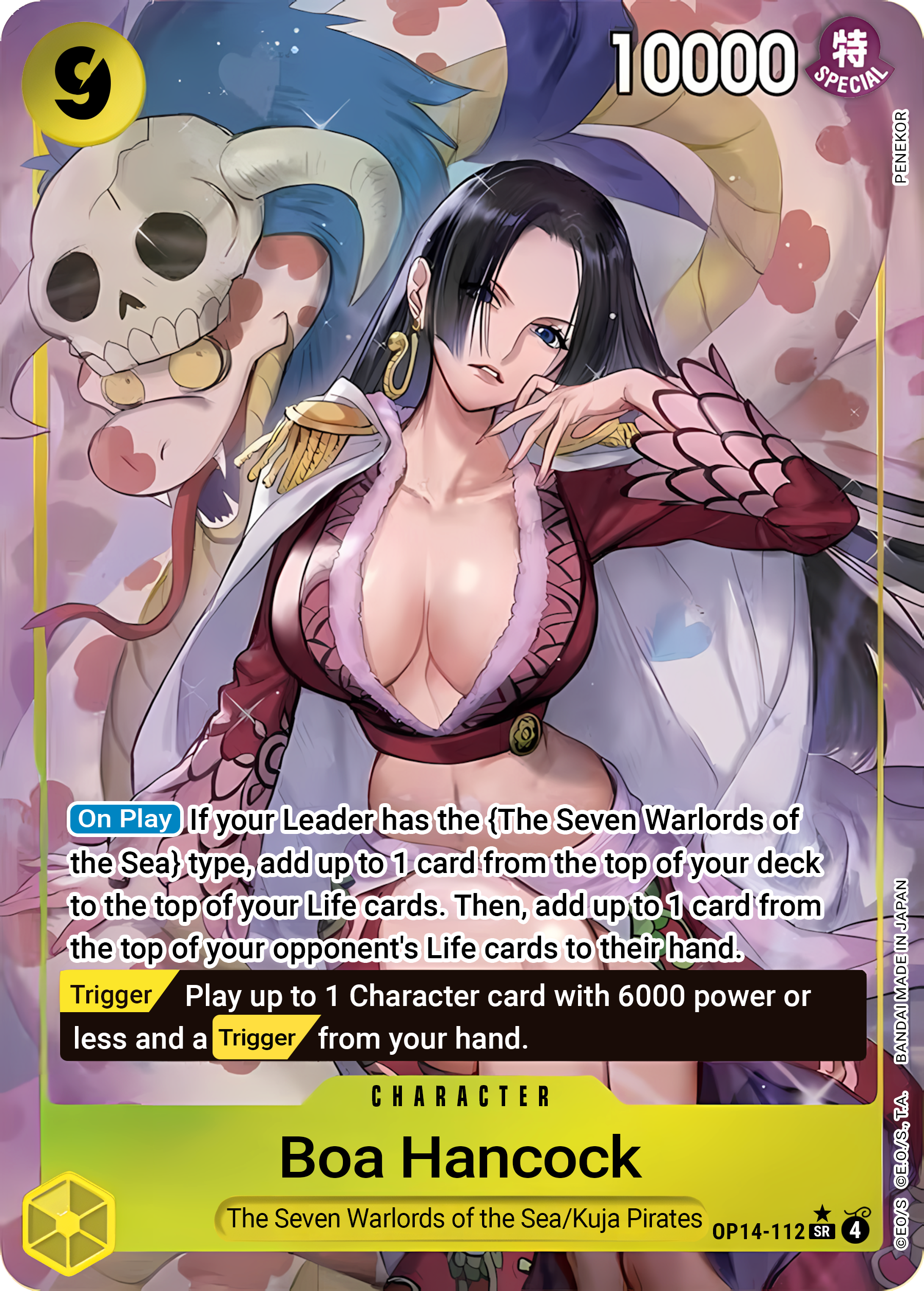 Boa Hancock OP14-112 (The Azure Sea's Seven)  - Alternate Art Foil | Good Games North