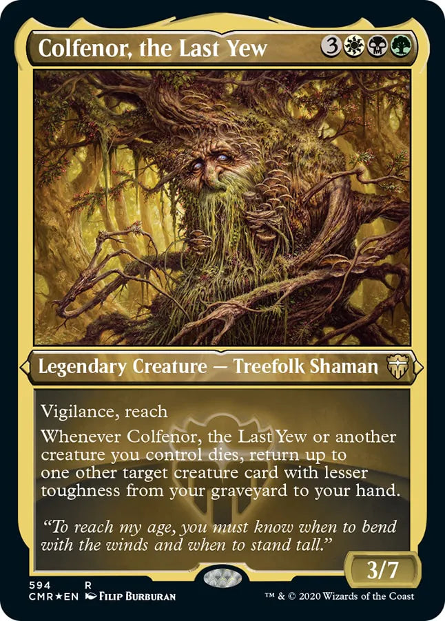 Colfenor, the Last Yew 594 (Commander Legends)  - Etched Foil | Good Games North