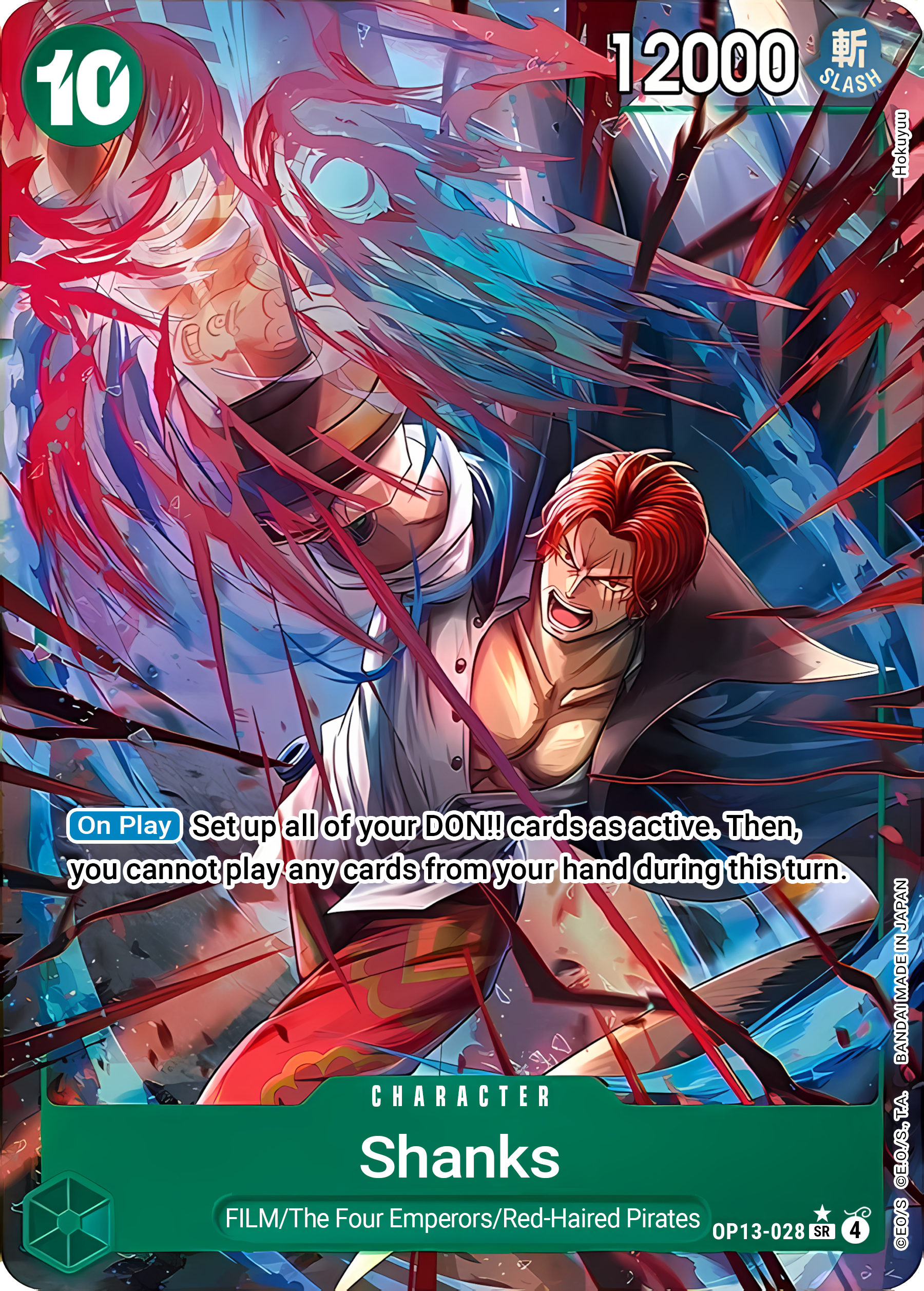 Shanks OP13-028 (Carrying On His Will)  - Alternate Art Foil | Good Games North