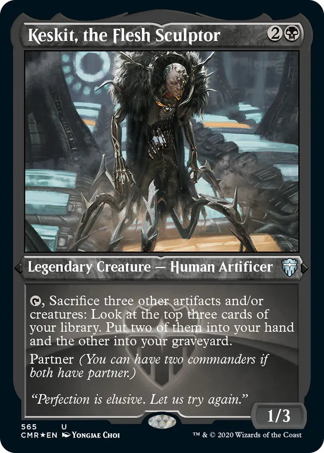 Keskit, the Flesh Sculptor 565 (Commander Legends)  - Etched Foil | Good Games North