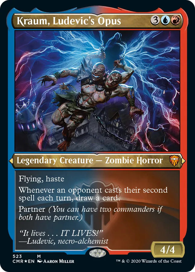 Kraum, Ludevic's Opus 523 (Commander Legends)  - Etched Foil | Good Games North