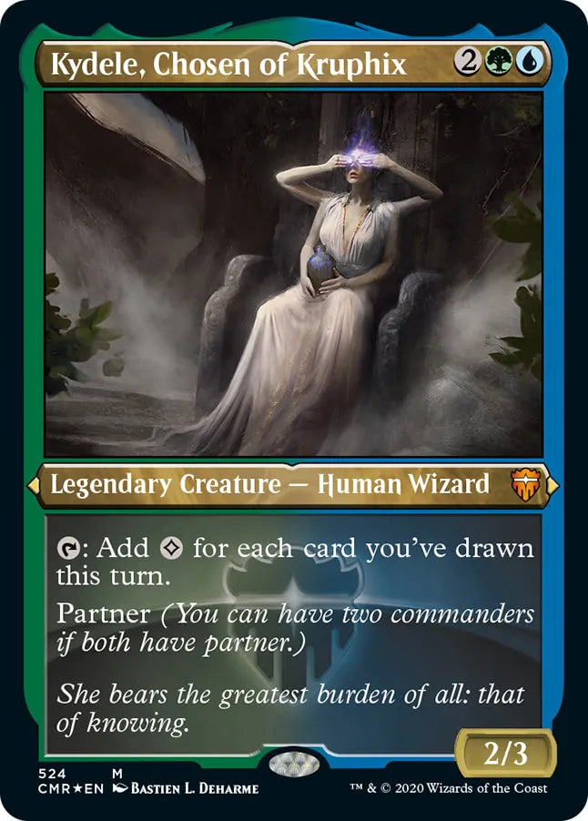 Kydele, Chosen of Kruphix 524 (Commander Legends)  - Etched Foil | Good Games North