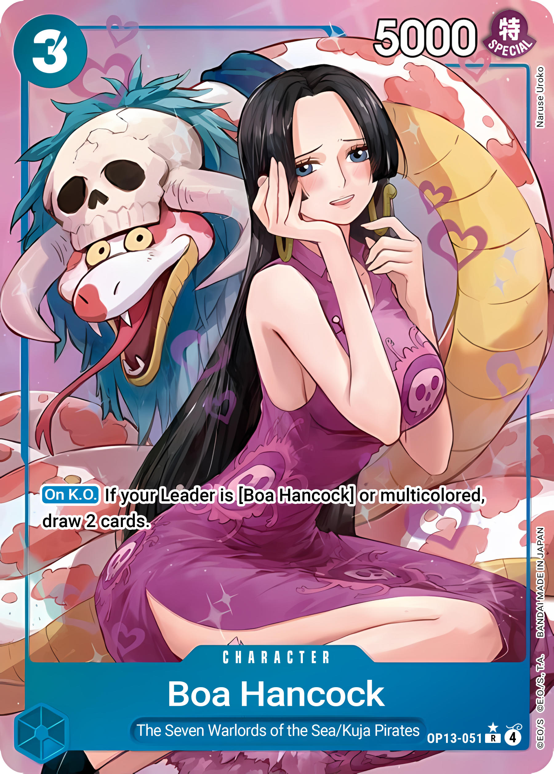 Boa Hancock OP13-051 (Carrying On His Will)  - Alternate Art Foil | Good Games North