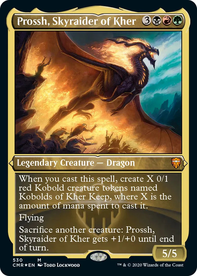 Prossh, Skyraider of Kher 530 (Commander Legends)  - Etched Foil | Good Games North