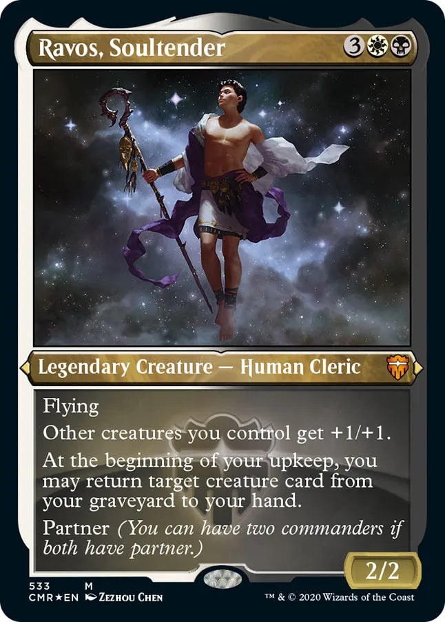 Ravos, Soultender 533 (Commander Legends)  - Etched Foil | Good Games North