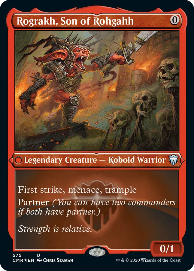 Rograkh, Son of Rohgahh 575 (Commander Legends)  - Etched Foil | Good Games North