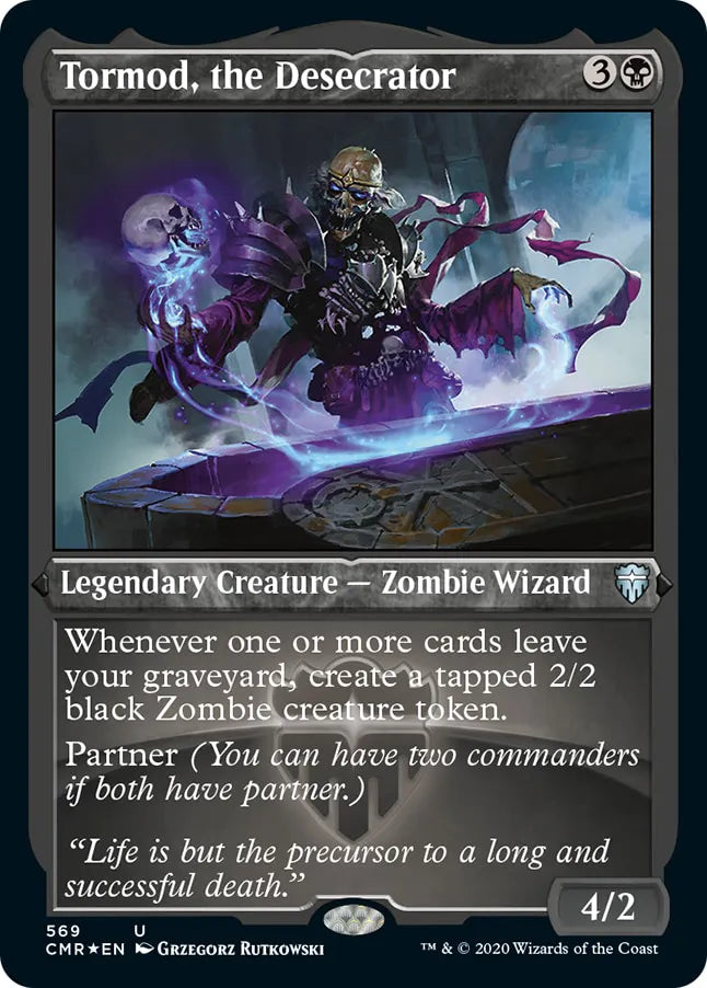 Tormod, the Desecrator 569 (Commander Legends)  - Etched Foil | Good Games North