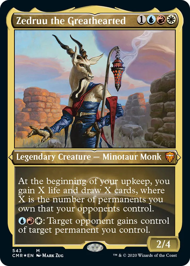 Zedruu the Greathearted 543 (Commander Legends)  - Etched Foil | Good Games North