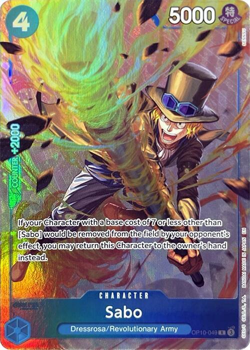 Sabo (PCC Vol.4) OP10-049 (One Piece Promotion Cards)  - Alternate Art Foil | Good Games North