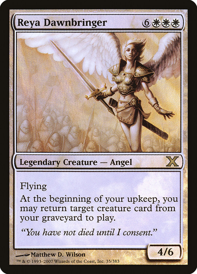 Reya Dawnbringer 35/383 (10th Edition)  - Foil | Good Games North