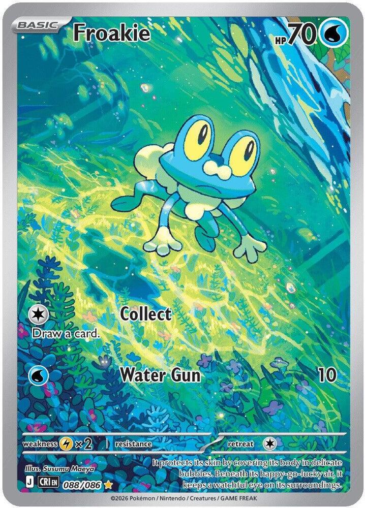 Froakie 088/086 (ME04: Chaos Rising)  - Holofoil | Good Games North