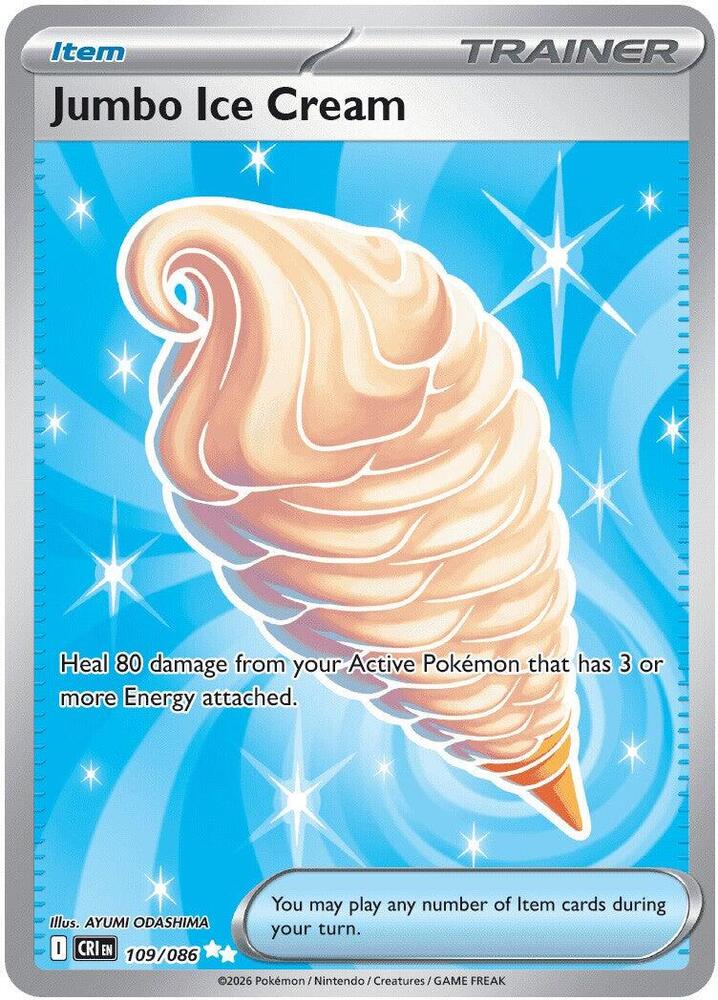 Jumbo Ice Cream 109/086 (ME04: Chaos Rising)  - Holofoil | Good Games North