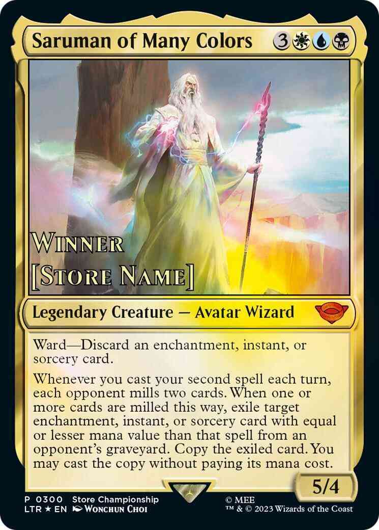 Saruman of Many (Store Stamped) 300 (Game Day & Store Championship Promos)  | Good Games North