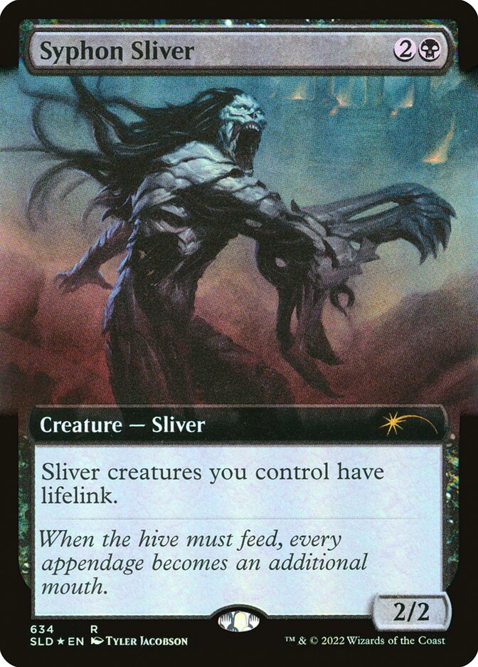 Syphon Sliver 634/1 (Secret Lair Drop Series)  - Extended Art Foil | Good Games North