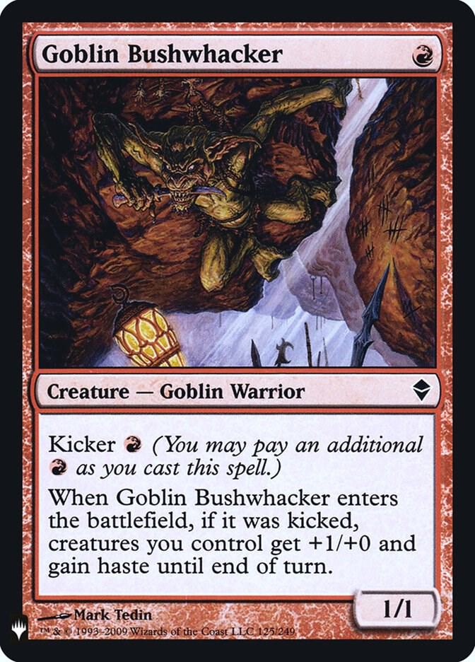 Goblin Bushwhacker 125 (The List Reprints)  | Good Games North