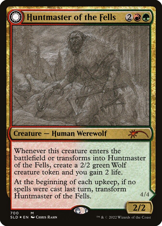 Huntmaster of the Fells // Ravager of the Fells 700/1 (Secret Lair Drop Series)  | Good Games North