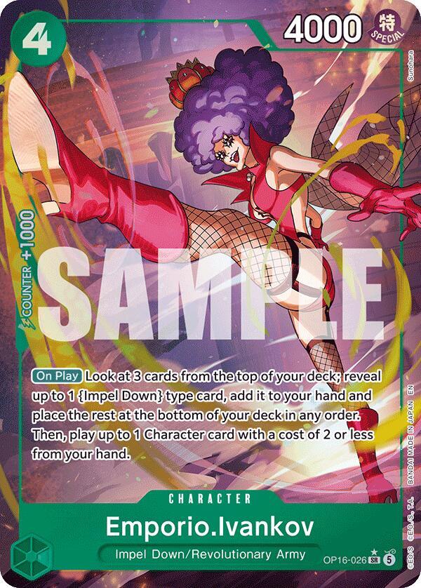 Emporio.Ivankov OP16-026 (The Time of Battle)  - Alternate Art Foil | Good Games North