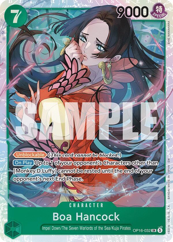 Boa Hancock OP16-032 (The Time of Battle)  - Foil | Good Games North