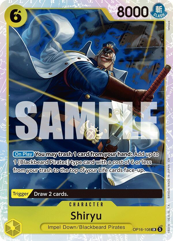 Shiryu OP16-108 (The Time of Battle)  - Foil | Good Games North