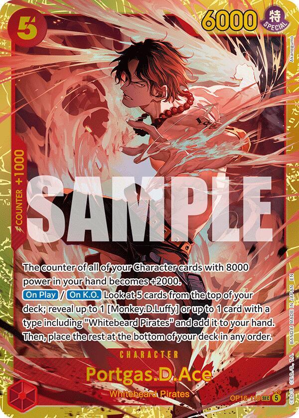 Portgas.D.Ace OP16-118 (The Time of Battle)  - Foil | Good Games North