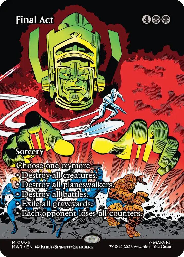 Final Act 66 (Marvel Universe Eternal-Legal)  - Borderless Foil | Good Games North
