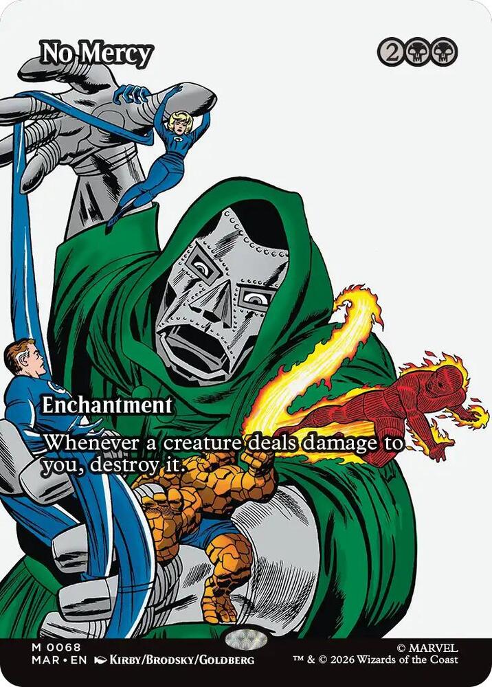 No Mercy 68 (Marvel Universe Eternal-Legal)  - Borderless Foil | Good Games North
