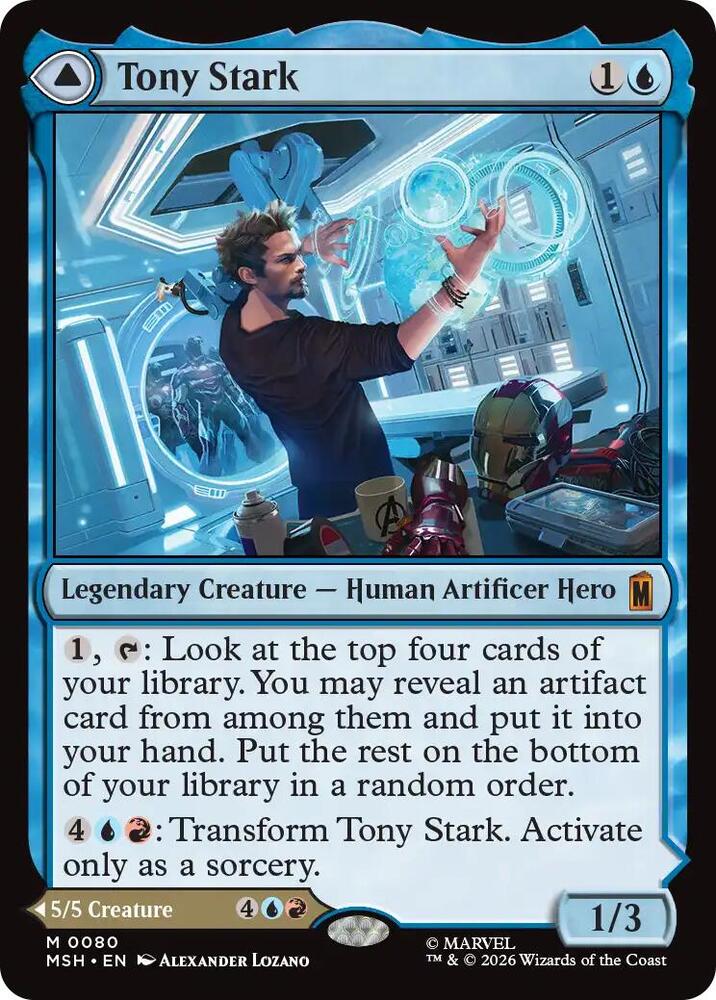 Tony Stark // The Invincible Iron Man 80 (Marvel Super Heroes)  - Foil | Good Games North