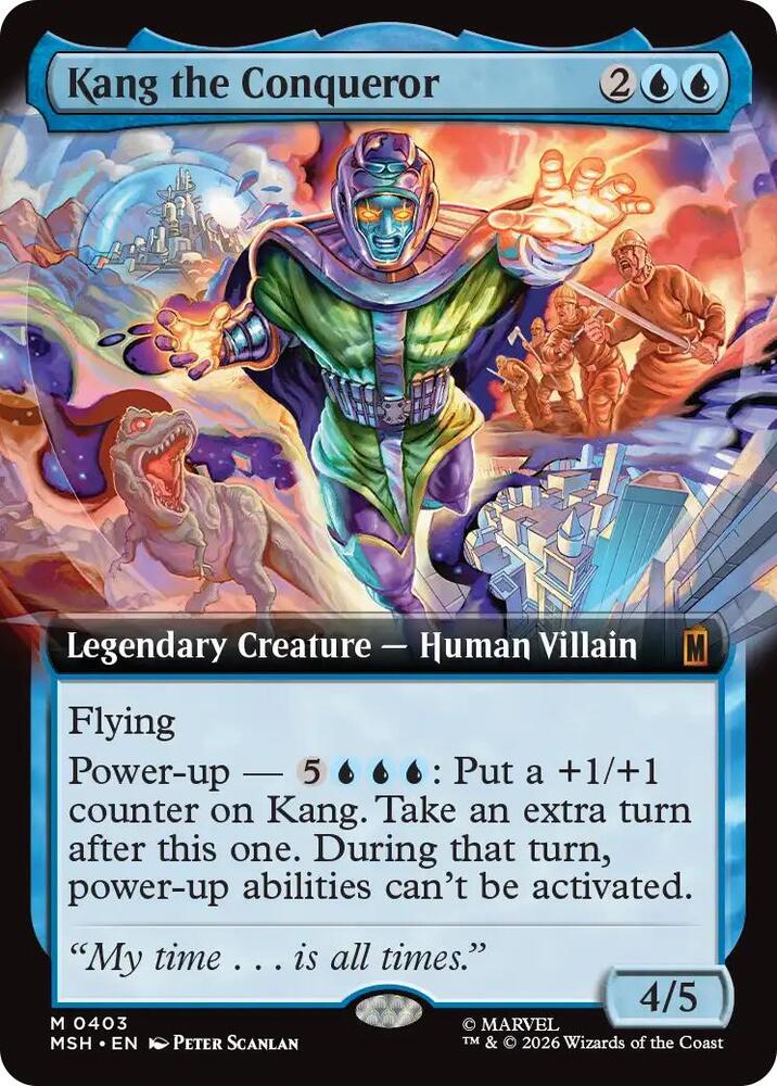 Kang the Conqueror 403 (Marvel Super Heroes)  - Extended Art Foil | Good Games North