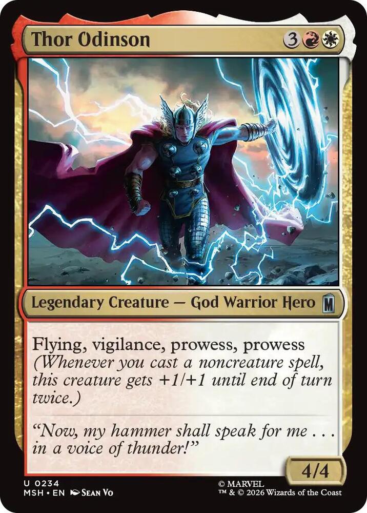 Thor Odinson 234 (Marvel Super Heroes)  - Foil | Good Games North