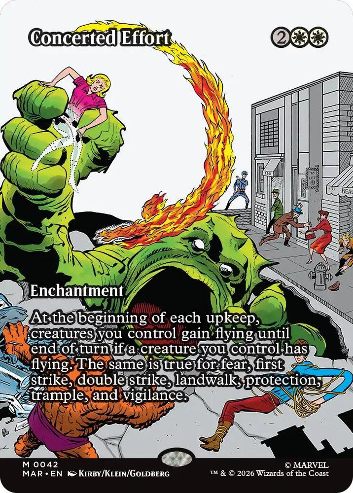 Concerted Effort 42 (Marvel Universe Eternal-Legal)  - Borderless | Good Games North