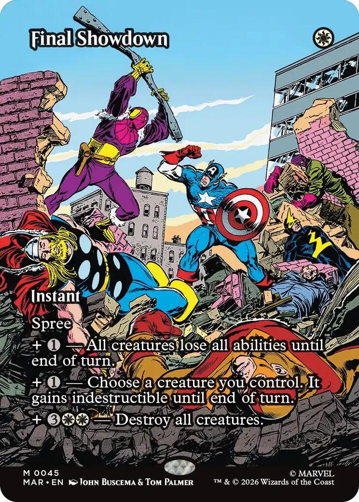 Final Showdown 45 (Marvel Universe Eternal-Legal)  - Borderless | Good Games North