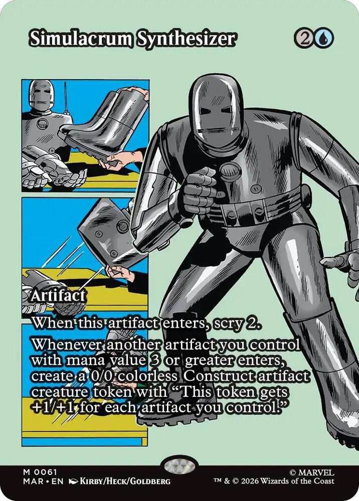 Simulacrum Synthesizer 61 (Marvel Universe Eternal-Legal)  - Borderless | Good Games North