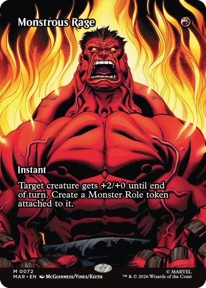 Monstrous Rage 72 (Marvel Universe Eternal-Legal)  - Borderless | Good Games North