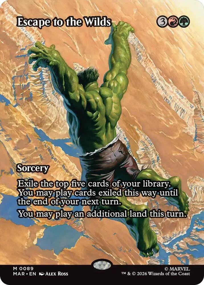 Escape to the Wilds 89 (Marvel Universe Eternal-Legal)  - Borderless | Good Games North