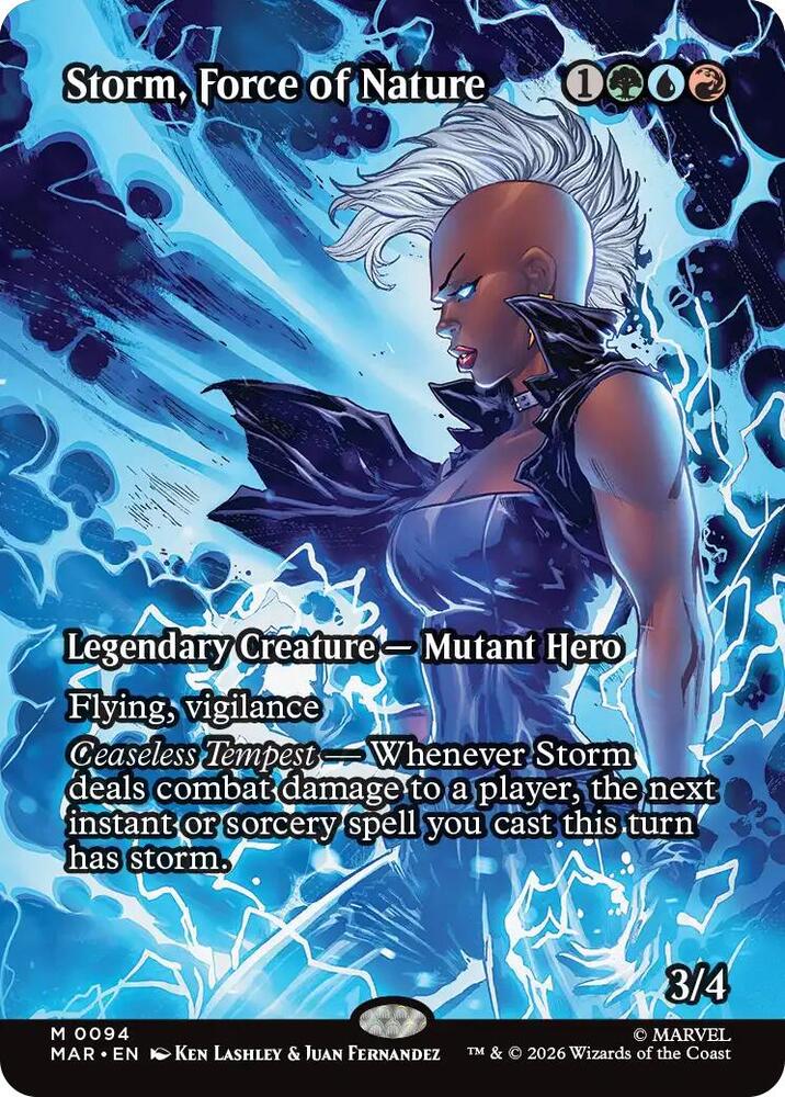 Storm, Force of Nature 94 (Marvel Universe Eternal-Legal)  - Borderless | Good Games North