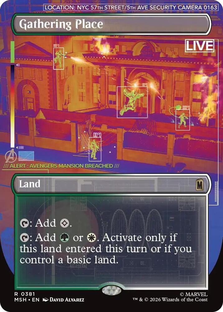 Gathering Place 381 (Marvel Super Heroes)  - Borderless Foil | Good Games North