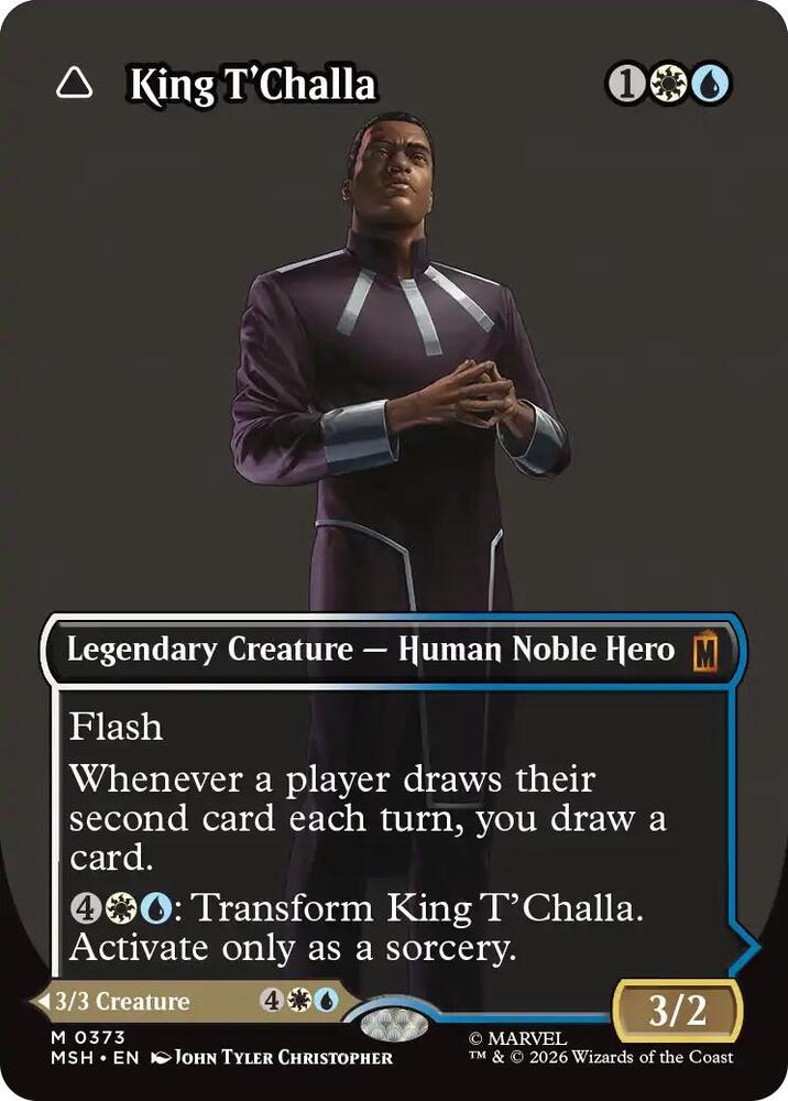 King T'Challa // Black Panther, Hope Enduring 373 (Marvel Super Heroes)  - Borderless | Good Games North