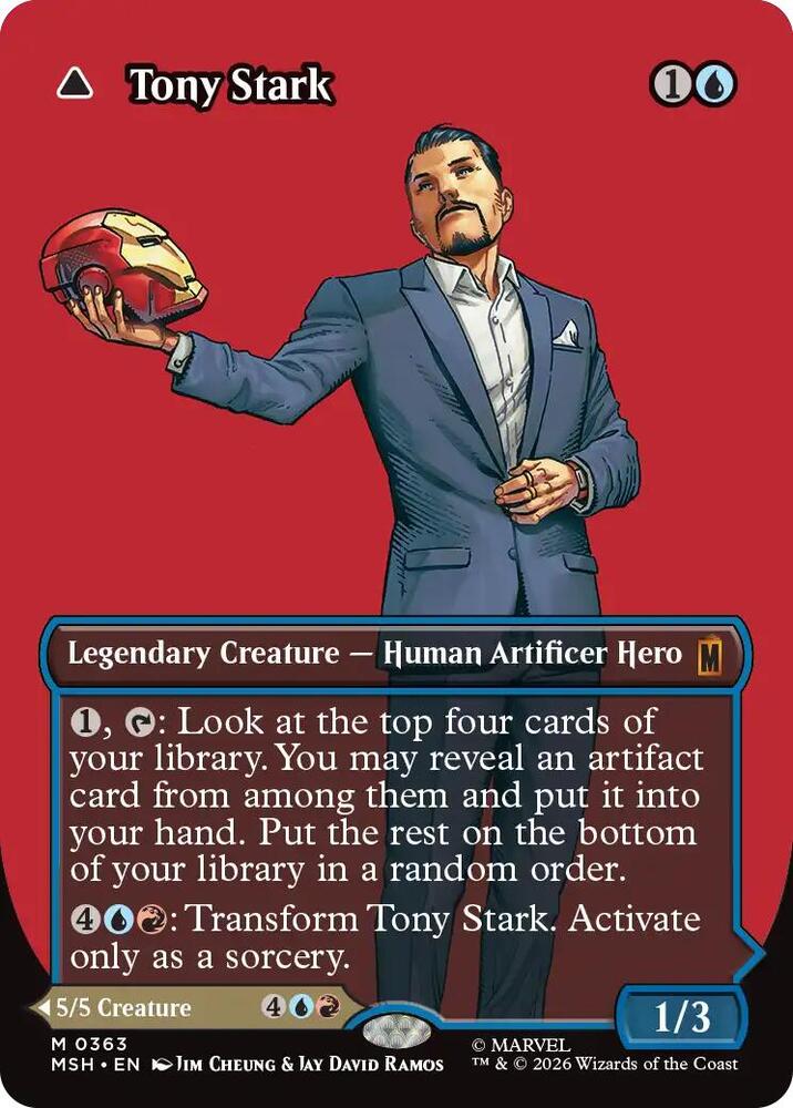 Tony Stark // The Invincible Iron Man 363 (Marvel Super Heroes)  - Borderless Foil | Good Games North