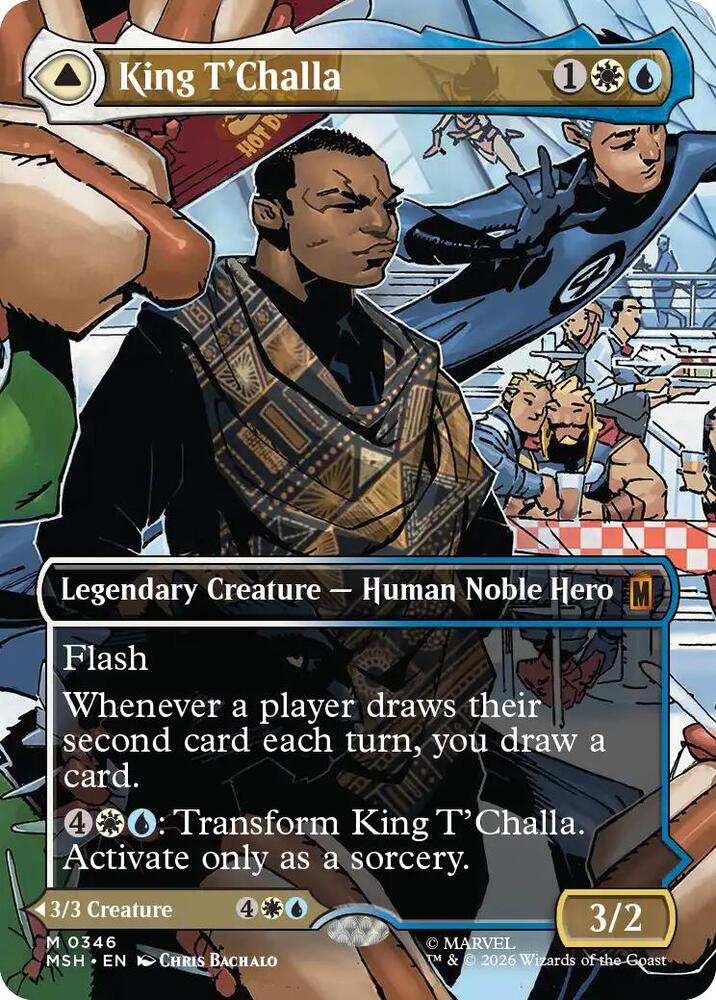King T'Challa // Black Panther, Hope Enduring 346 (Marvel Super Heroes)  - Borderless Foil | Good Games North