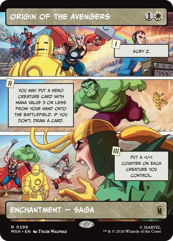 Origin of the Avengers 298 (Marvel Super Heroes)  - Showcase | Good Games North