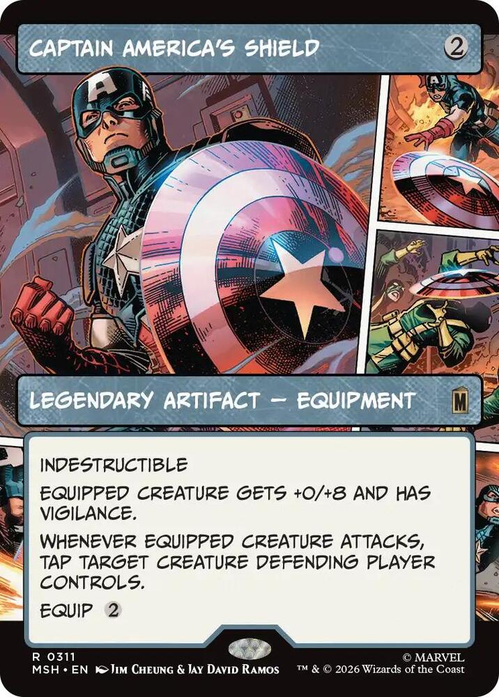 Captain America's Shield 311 (Marvel Super Heroes)  - Showcase | Good Games North