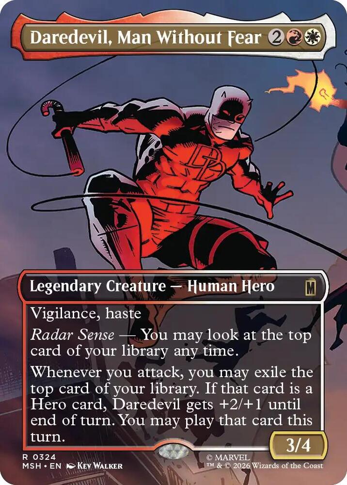 Daredevil, Man Without Fear 324 (Marvel Super Heroes)  - Borderless | Good Games North
