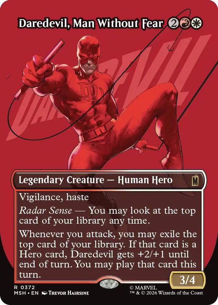Daredevil, Man Without Fear 372 (Marvel Super Heroes)  - Borderless Foil | Good Games North
