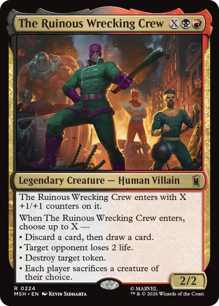 The Ruinous Wrecking Crew 224 (Marvel Super Heroes)  | Good Games North