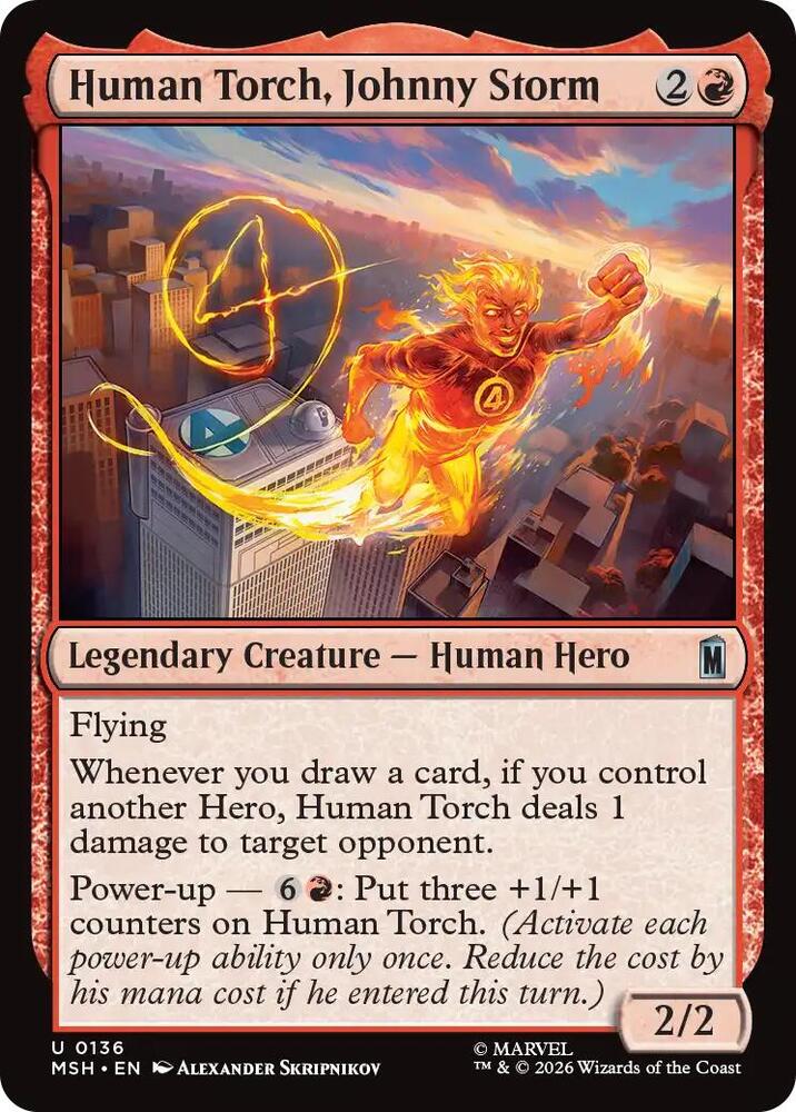 Human Torch, Johnny Storm 136 (Marvel Super Heroes)  | Good Games North