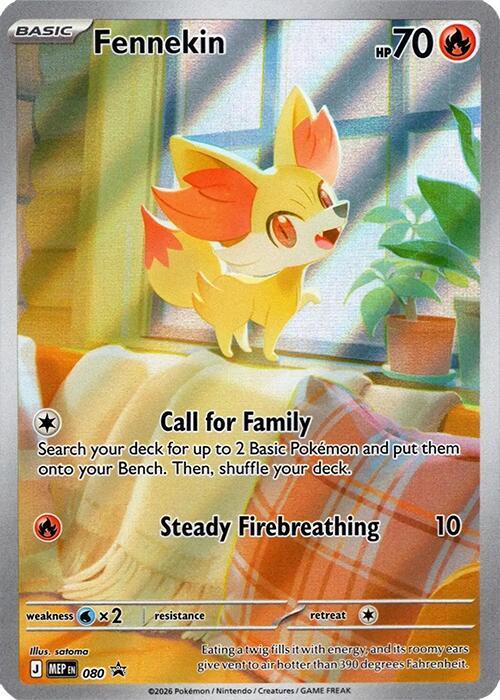 Fennekin 080 (ME: Mega Evolution Promo)  - Holofoil | Good Games North